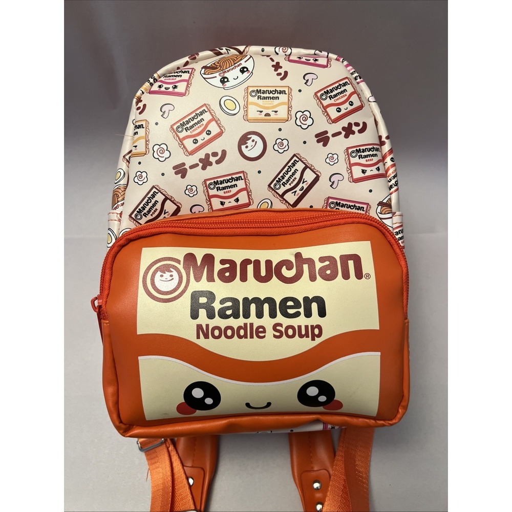 Mad Engine Maruchan Ramen Noodles Backpack 18" Travel School Bag NWT